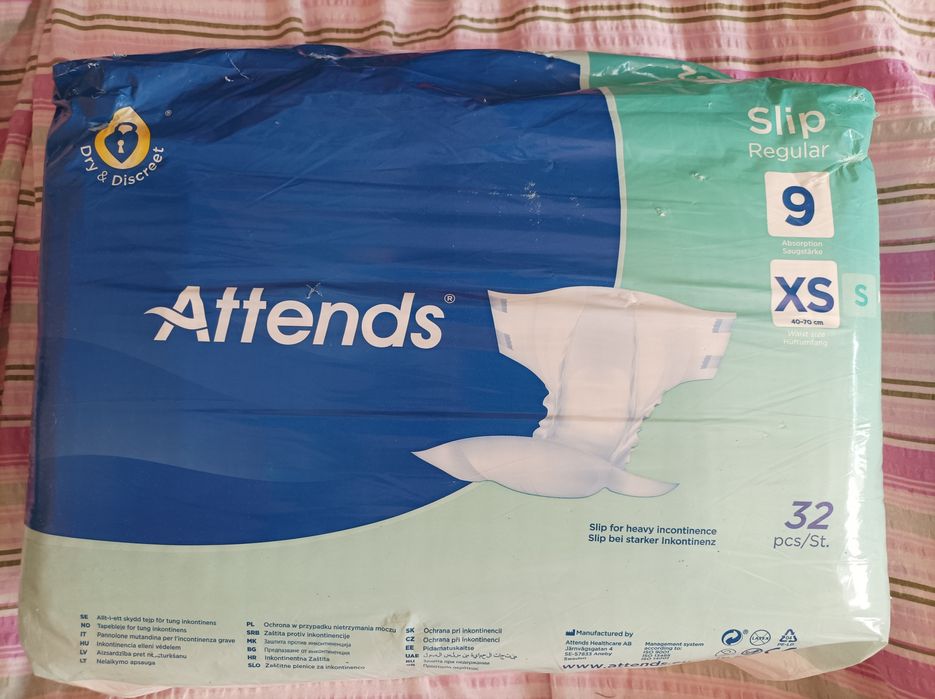 32 pieluchomajtki na ciężkie nietrzymanie moczu