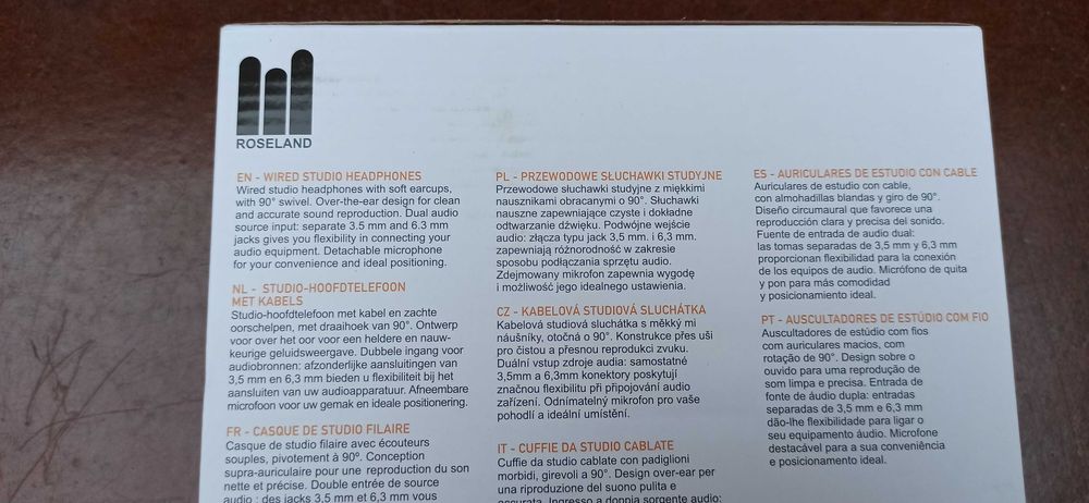Студийные проводные наушники Roseland RH-500