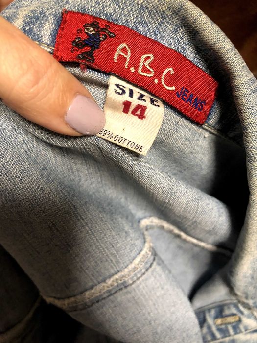 Jaqueta de ganga curta