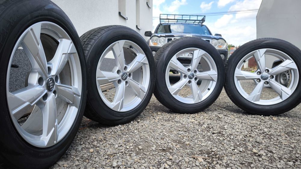 Koła Audi A6 C8 A4 A5 A8 A7 Q3 SQ5 Q5 18 cali 5x112 ET39 Opony 225/55