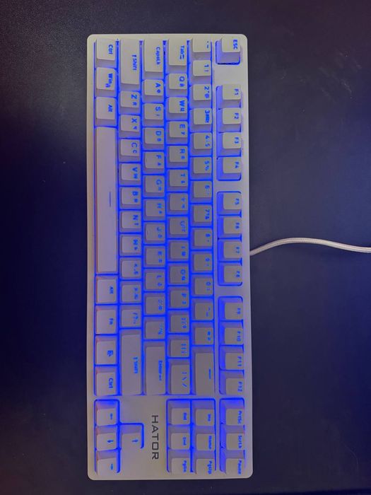 Hator Rockfall Optica TKL — оптична ігрова клавіатура з RGB