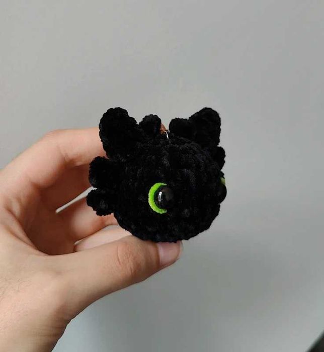 Conjunto Toothless & Light Fury | Porta-chaves | em Crochet | Amigurumi