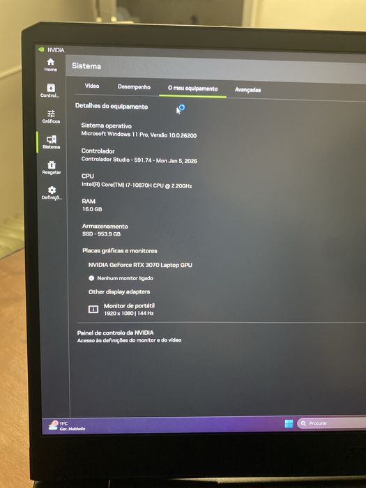 Portatil gamer msi GP76 leopard