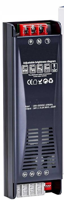 Shine Plus 24V 400W LED Transformator Sterownik Zasilania Impulsowego