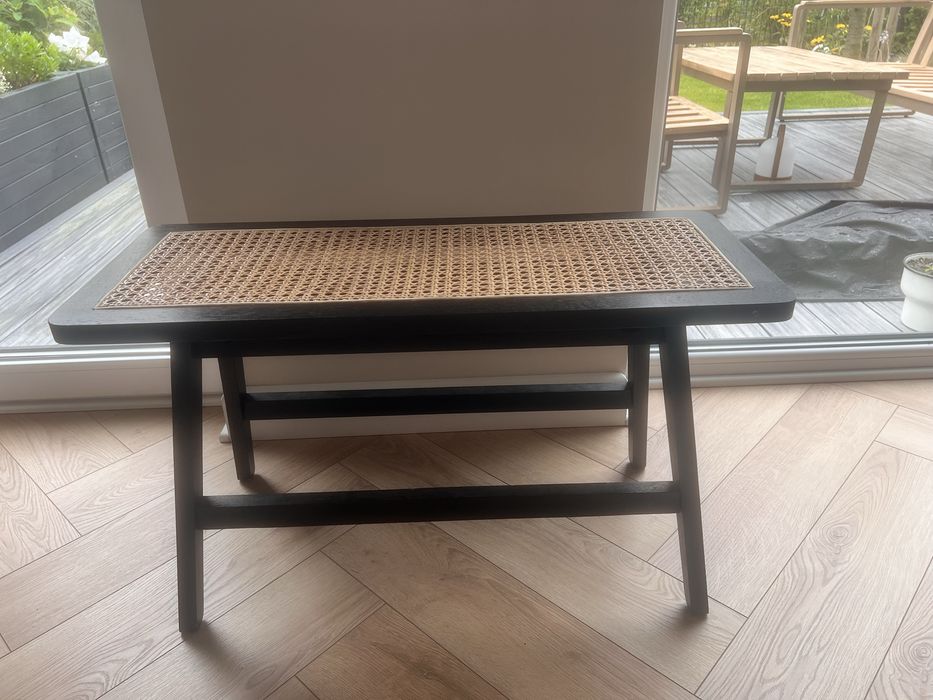 Ławka drewniana czarna hm home