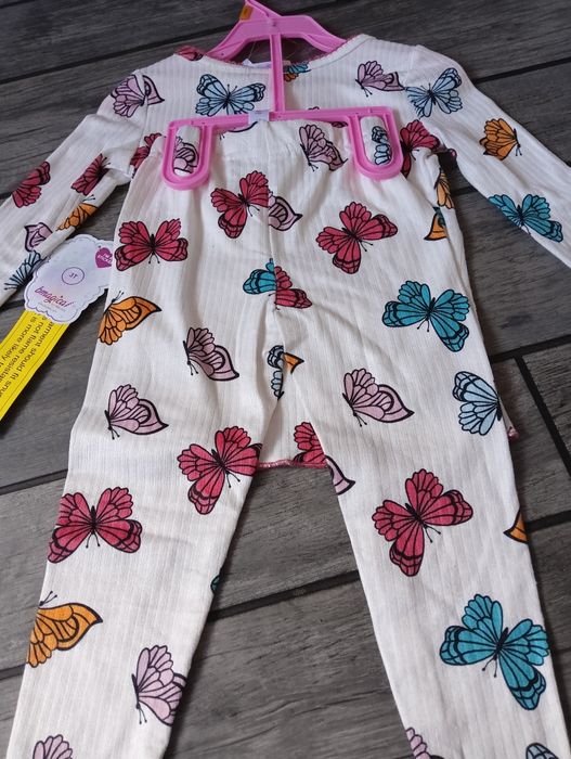 Komplet dla dziewczynki, komplet dziewczęcy, bluzka i spodnie, 98 cm