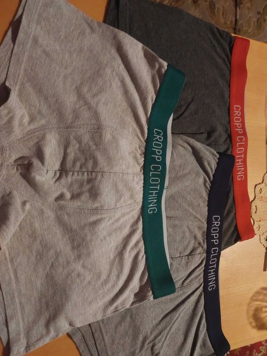 3 pack szarych bokserek Cropp