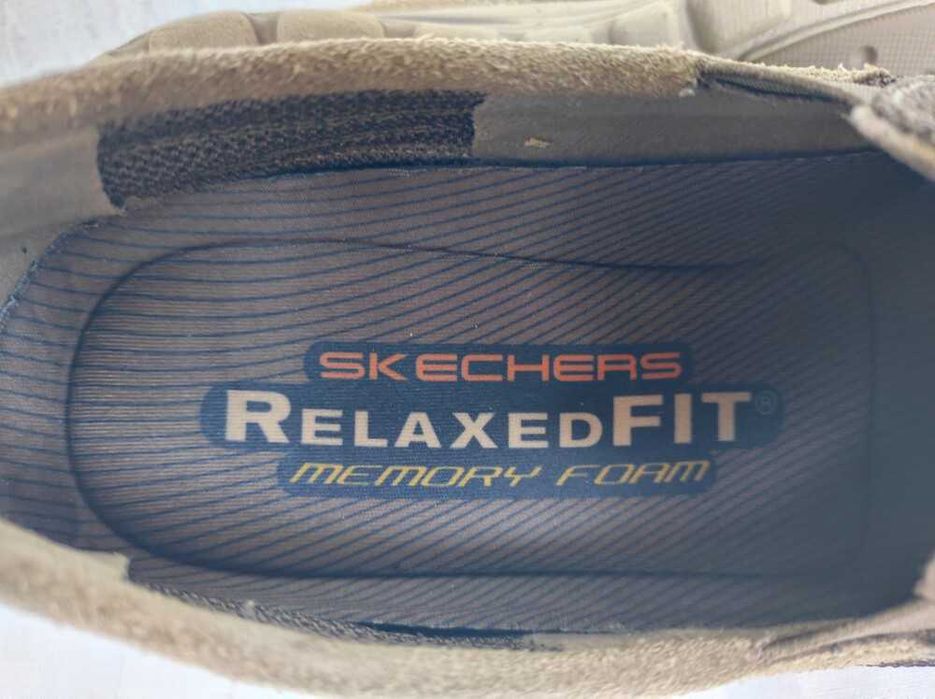 Кожанние туфли-мокасини Skechers Relaxed Fit р.41