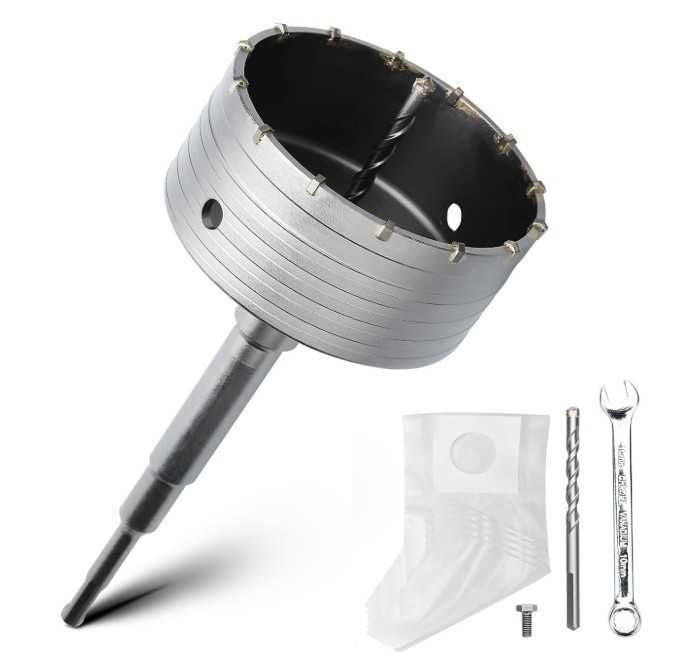 Otwornica do betonu 125mm SDS Plus + wiertło prowadzące MOXPIFY