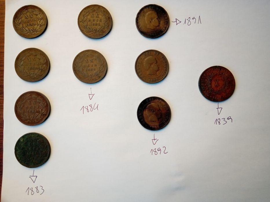 Moedas antigas tenho mais só pedir