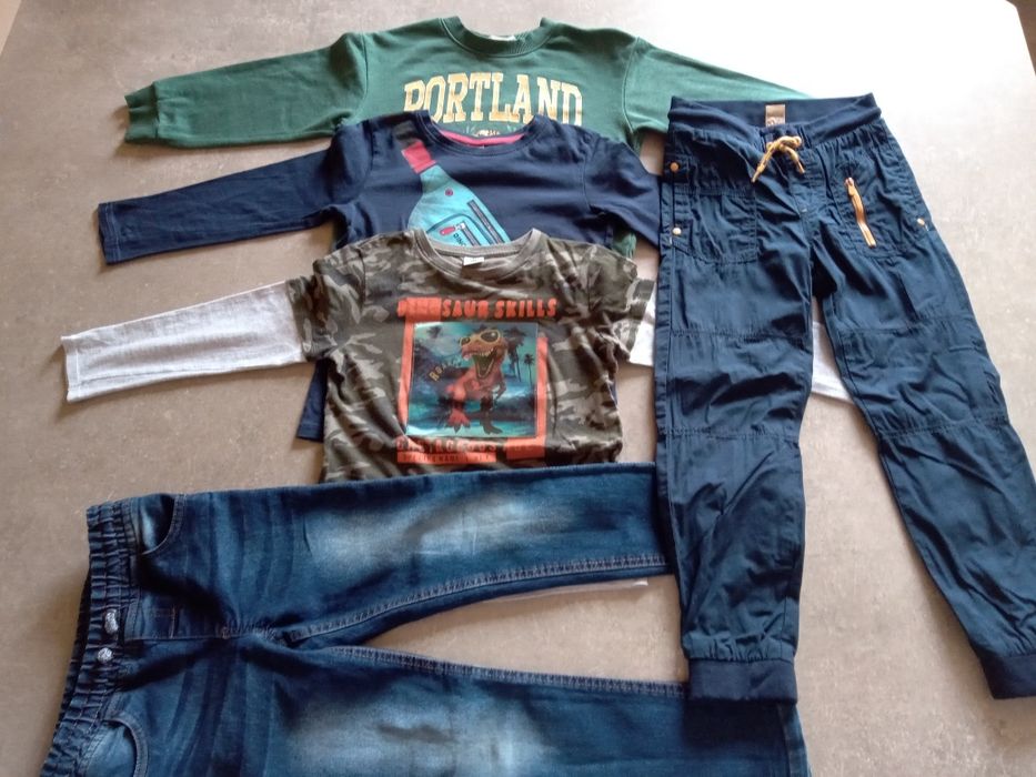 Paka ubrań chłopak rozmiar 122