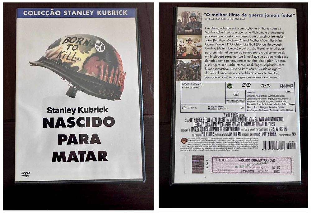 Venda direta de DVD's de filmes Clássicos