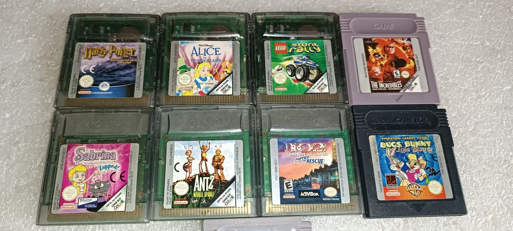 Antigo Lote de jogos Nintendo Gameboy Color - unidade 12 EUR