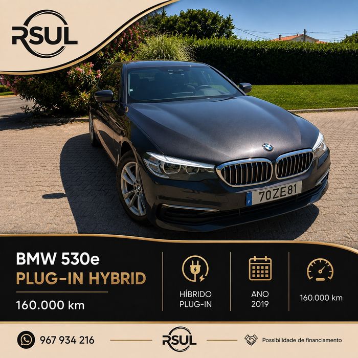 BMW 530 e iPerformance Line Luxury financiando/ garantia