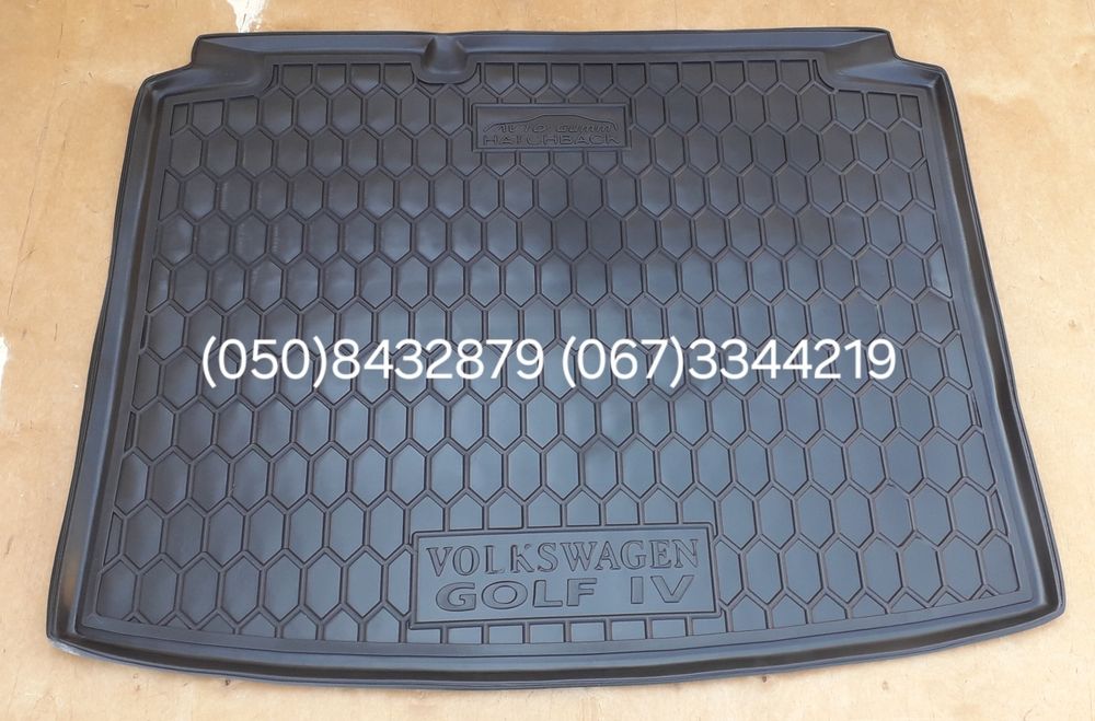 Коврик в багажник Volkswagen Golf 4 5 6 7 e-Golf Гольф 4 5 6 7 е-Гольф