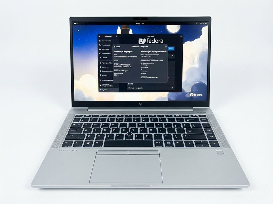 HP EliteBook 845 G8 - srebrny laptop biznesowy AMD Ryzen 5 Pro