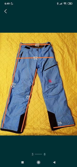 Оригинальные лыжные штаны Volki Big Mountain S 48-50