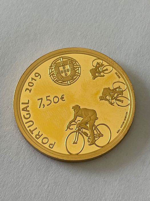 Moedas Proof Ouro 7 1/2 euros