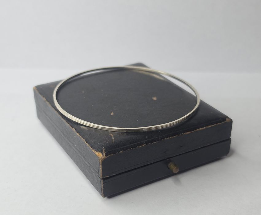 Bransoletka srebrna koło srebro 900