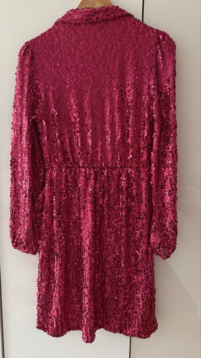 Sukienka cekiny rózowa 36/38