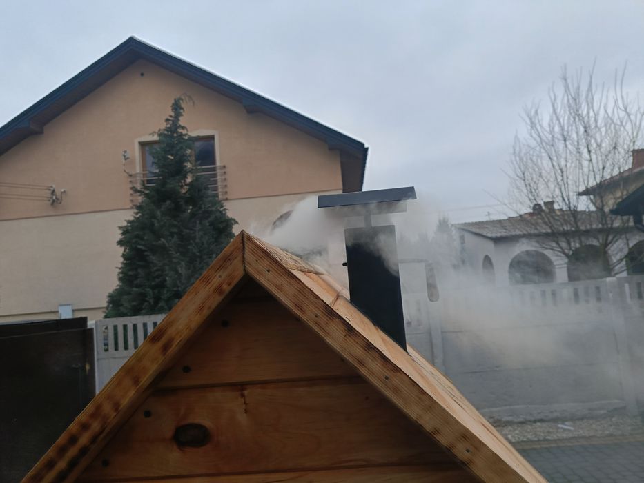 Wędzarnia z paleniskiem
