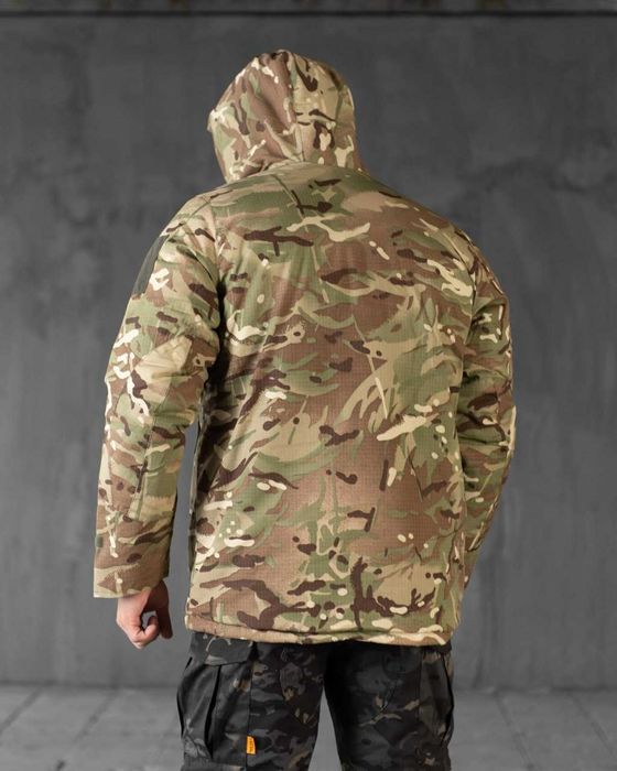Тактична куртка зимова мультикам бушлат утеплений військовий форма зсу