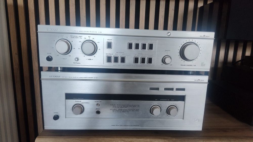 Luxman m300 c300 set stan gabinetowy