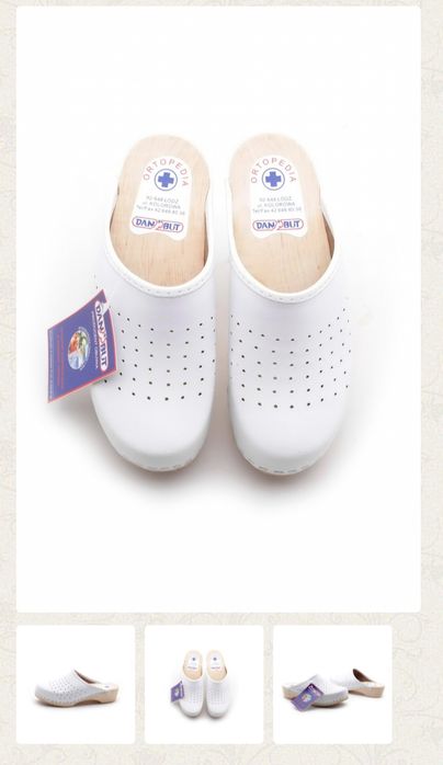 Klapki, drewniaki r. 37 nowe