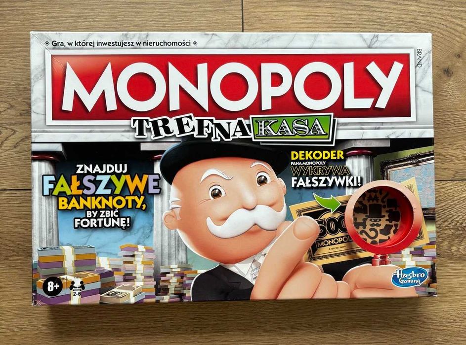 Gra planszowa Monopoly  Trefna kasa Falszywe banknoty