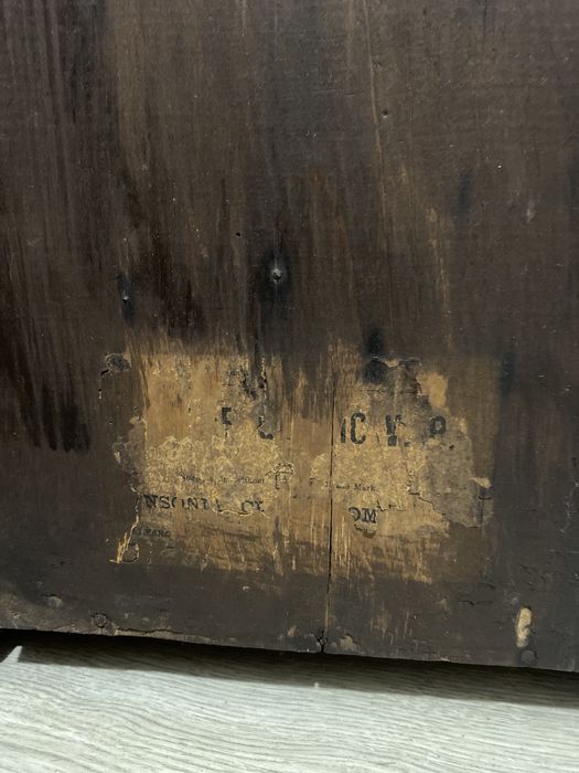 Relógio corda madeira anos 70