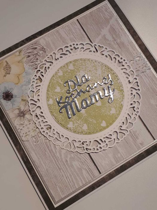 Kartka Dzień Mamy - Ręcznie robiona
