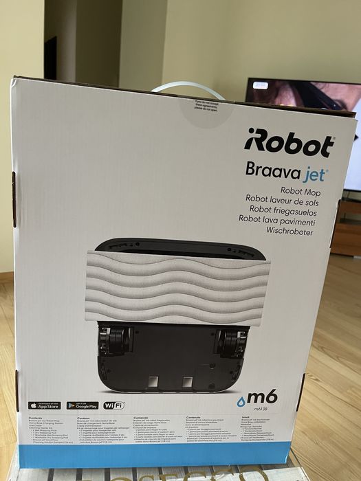 iRobot Roomba Braava Jet m6. Robot sprzątajacy. NOWY ZABLISTROWANY