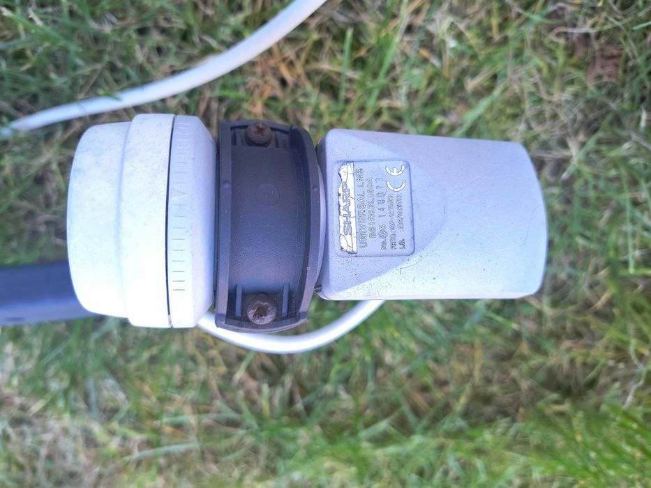 antena satelitarna polsat cyfrowy, konwerter sharp, antena do tv naziemnej