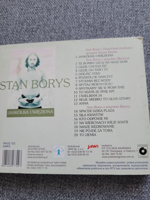 Płyta CD  Stan Borys