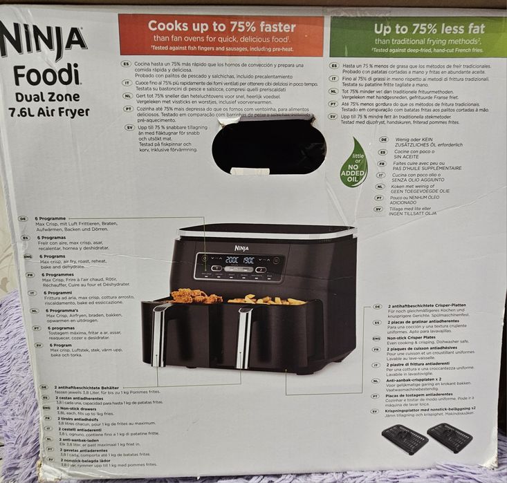 Мультипіч Ninja Fryer Dual zone