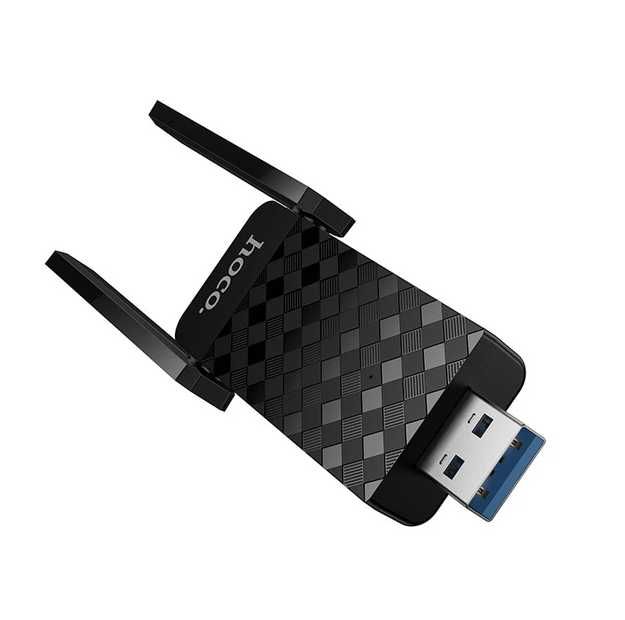 WiFi адаптер HOCO HI34 USB WiFi 6 дводіапазонний 2.4/5 GHz