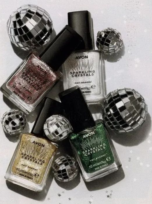 Avon lśniący lakier do paznokci 3D Sparkling Crystals Like a Star