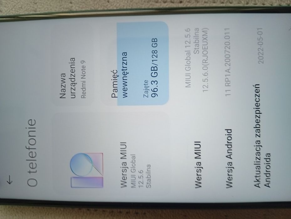 Xiaomi remi note 9