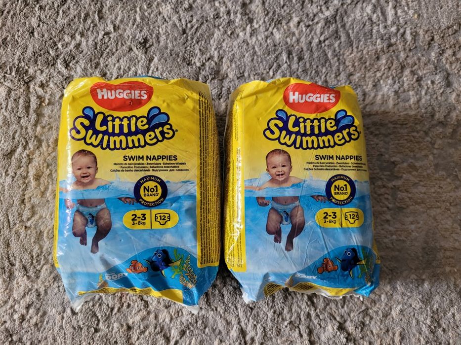 Продам памперси, підгузки для купання 3-8кг huggies