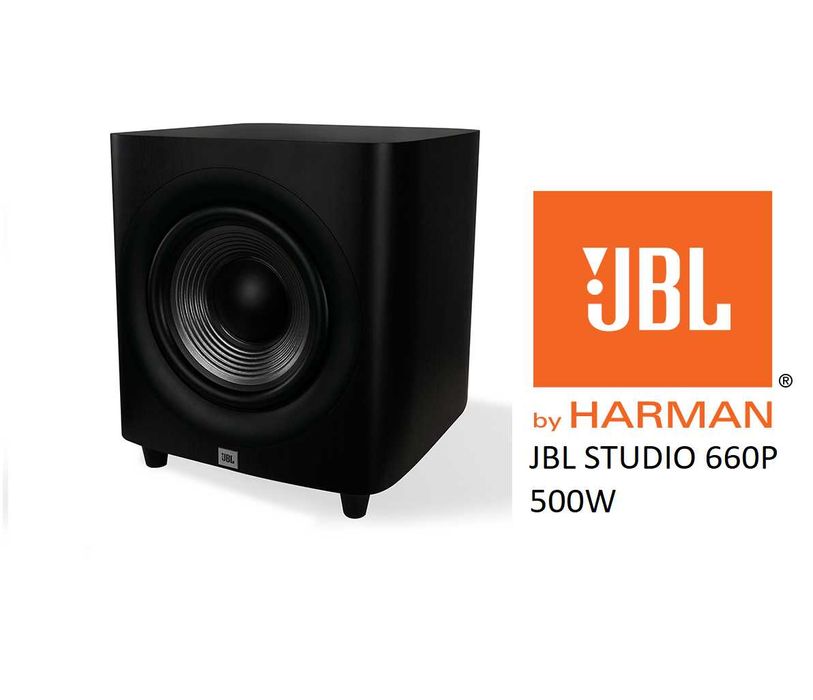 JBL Studio 660P Dark Wood Subwoofer 500W/RMS KINO SKLEP RATY 30x0%