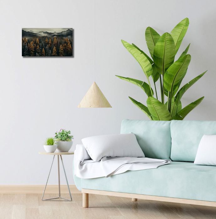 Obraz 40x20cm Mglisty Poranek