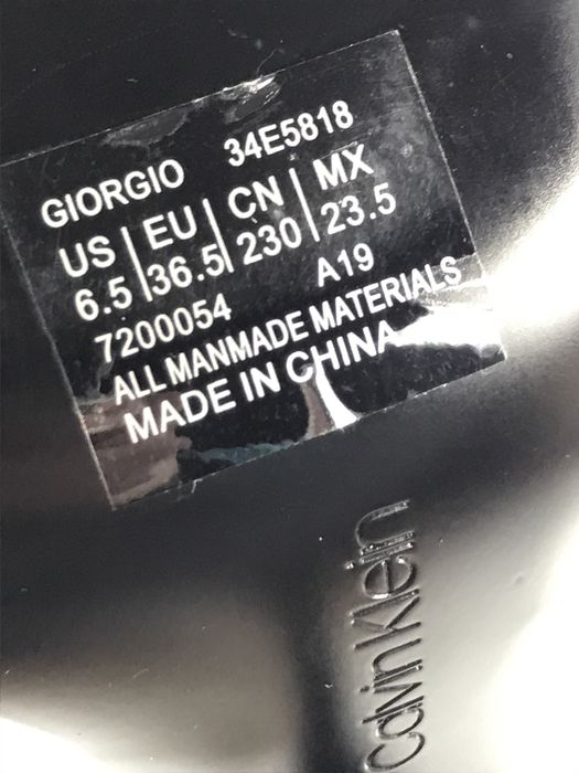 36 37 40 Calvin Klein Lancy сандали туфли кожаные туфлі на каблуке