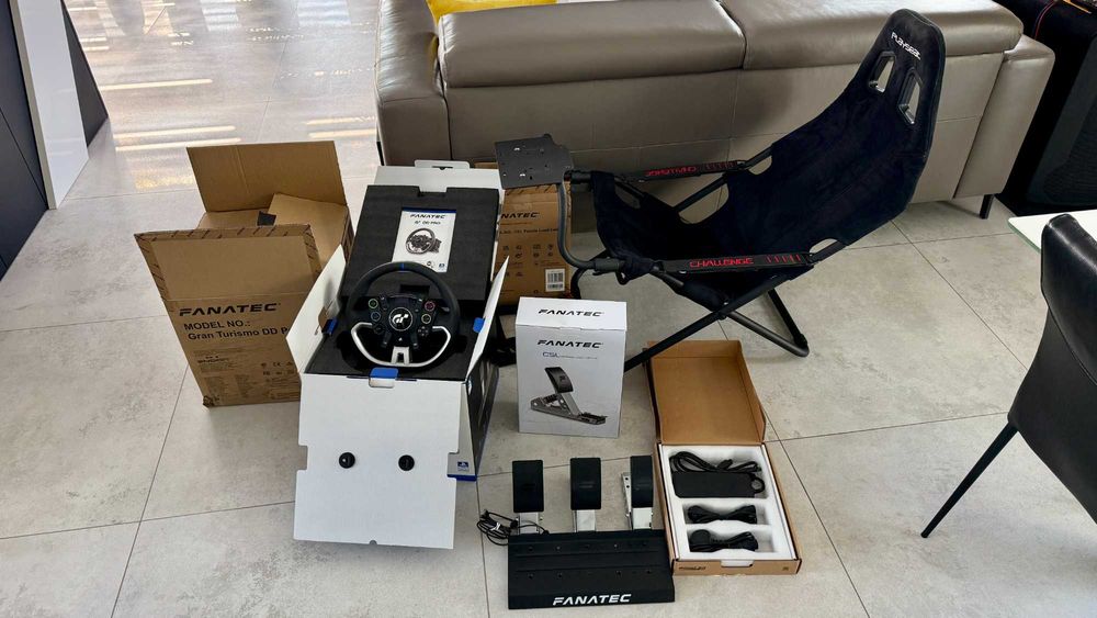 RIG Simracing Fanatec DD Pro Gran Turismo PlaySeat Challenge 8Nm Load Cell Kit SimRig