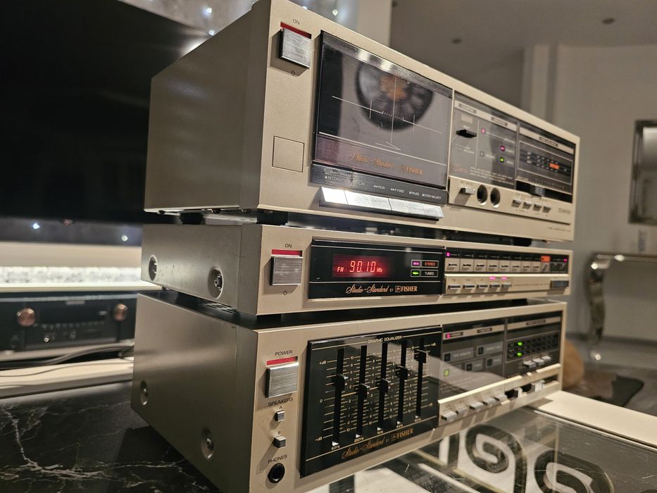 Wzmacniacz Fisher HiEnd, Tuner. Deck Okazja