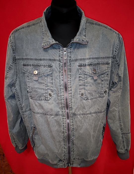 Бомбер коттоновый, куртка демисезонная Angelo Litrico р.3 XL, 62-64, ПОГ 79 см