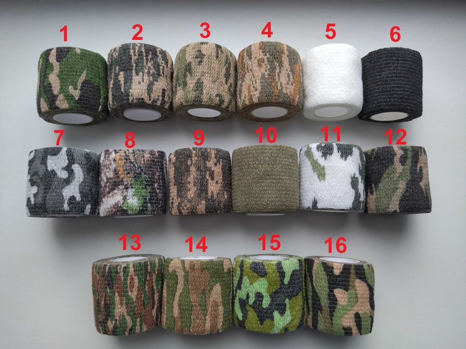 Камуфляжная маскировочная лента бинт обмотка камуфляжна стрічка