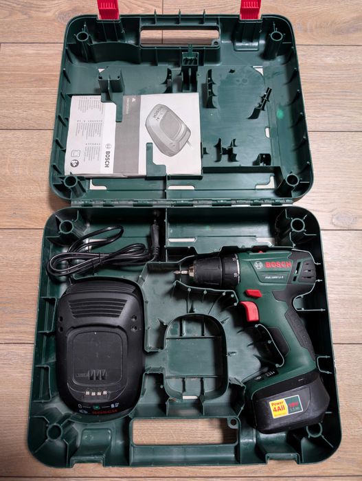 BOSCH PSR 1800 Li-2 wkrętarka 18V 1,5Ah - pełen zestaw