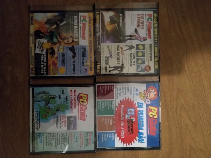 Vários CD e demos PC e demos PS2 e DVD64551322231043122