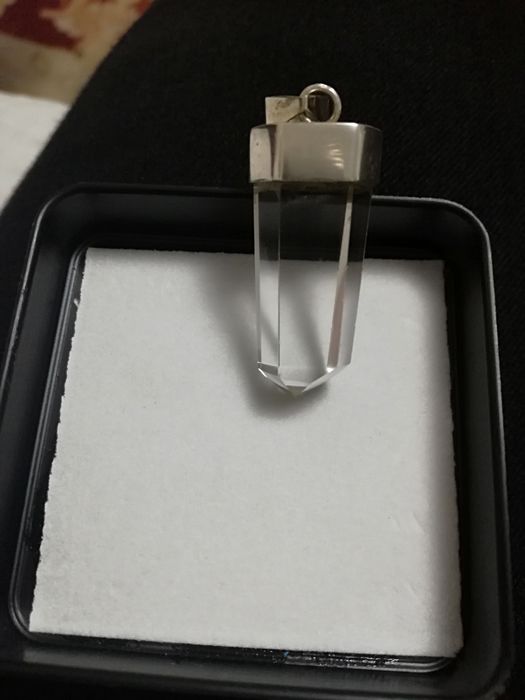 Cristal (em prata) para fio