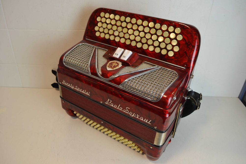 Acordeao Paolo Soprani Especial 2 voz.
